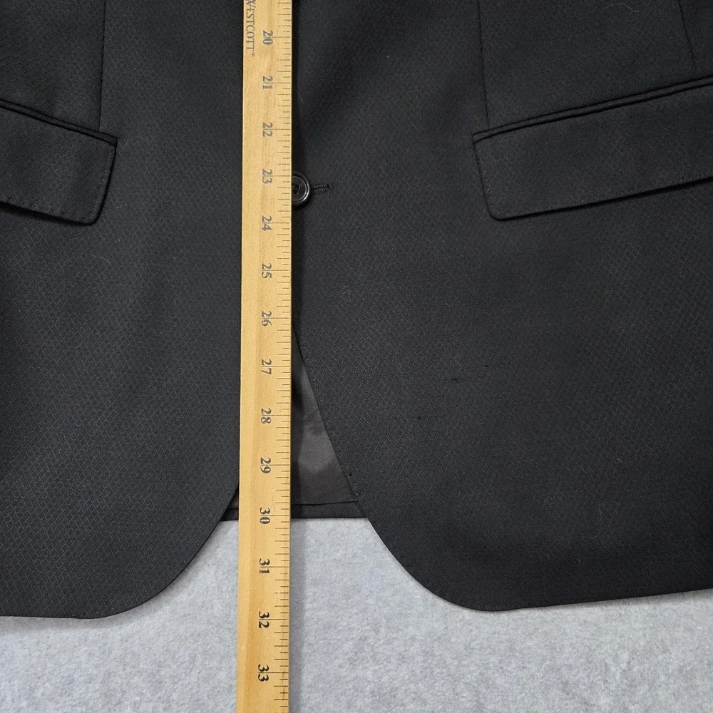 Hugo Boss Blazer Mens 36R Black Wool Blend Sport Coat Jacket Colombo Turkey Suit